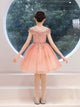 Girls' Evening Dress Princess Dress Autumn/Winter Performance Costume - Dorabear