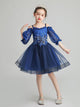 Girls'Evening Gown Autumn/Winter Performance Costume Flower Girl Wedding Dress Princess Dress - Dorabear