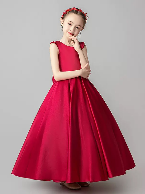 Girls'Evening Gown Birthday Princess Dress High-end Piano Performance Costume - Dorabear