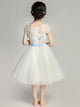 Girls' Evening Gown Fashionable Puffy Gauze Princess Dress Piano Performance Costume - Dorabear