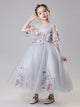 Girls' Evening Gown Fluffy Gauze Walkshow Performence Dress Flower Girl Wedding Dress - Dorabear