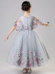 Girls' Evening Gown Fluffy Gauze Walkshow Performence Dress Flower Girl Wedding Dress - Dorabear