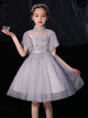 Girls' Evening Gown High end Princess Dress Flower Girl Wedding Dress Performance Costume - Dorabear