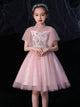 Girls' Evening Gown High end Princess Dress Flower Girl Wedding Dress Performance Costume - Dorabear