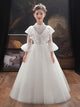 Girls' Evening Gown Piano Show Costume Flower Girl Wedding Dress Princesss Dress - Dorabear