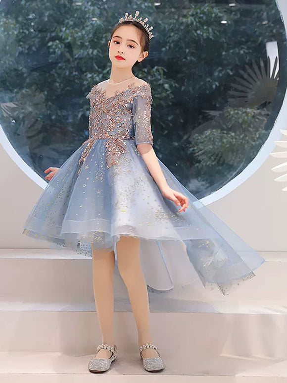 Girls' Evening Gown Princess Dress Autumn/Winter Performance Dress - Dorabear