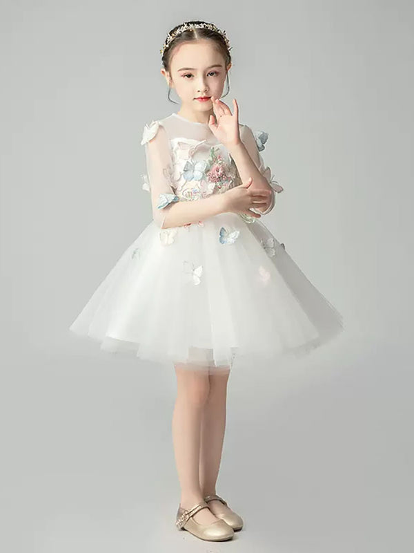 Girls' Evening Gown Princess Dress Flower Girls' Wedding Dress Catwalk Costume - Dorabear