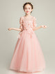 Girls' Evening Gown Princess Dress Fluffy Gauze Piano Performance Costume - Dorabear