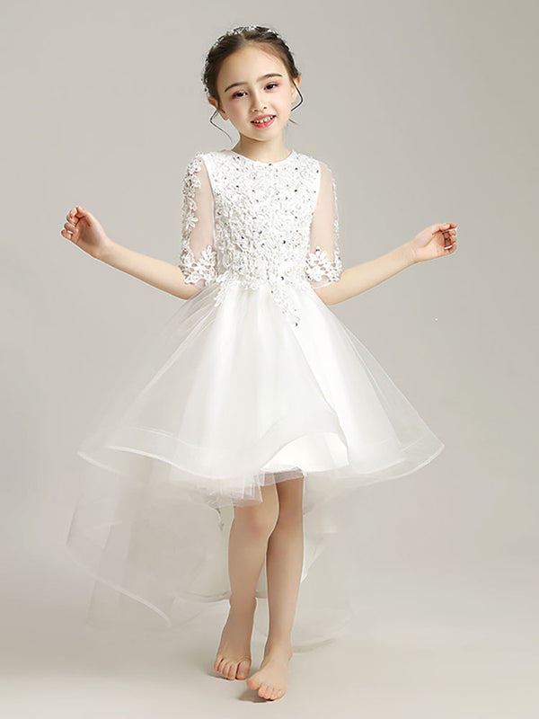 Girls' Evening Gown Princess Dress Performence Costume Flower Girl Puffy Dress - Dorabear