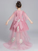 Girls' Evening Gown Princess Dress Puffy Wedding Dress Trailing Performance Costume - Dorabear