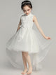 Girls' Evening Gown Princess Dress Standing Neck Cheongsam Fishtail Wedding Dress - Dorabear