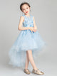 Girls' Evening Gown Puffy Gauze Dress Walk Show Performance Dress - Dorabear