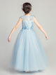 Girls' Evening Gown Puffy Yarn Long Princess Dress Flower Girl Wedding Dress - Dorabear