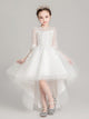 Girls' Evening Gown Puffy Yarn Long Princess Dress Flower Girl Wedding Dress - Dorabear