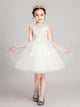 Girls' Evening Gown Puffy Yarn Long Princess Dress Flower Girl Wedding Dress - Dorabear