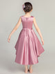 Girls' Evening Gown Sleeveless Satin Piano Performance Costume Flower Girl Princess Dress - Dorabear