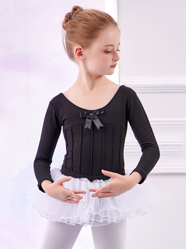 Autumn/Winter Ballet Split Suits Long-sleeved Dance Practice Clothes - Dorabear