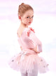 Ruffled Long-sleeved Practice Clothes Ballet Split Tutu Skirt Suits - Dorabear