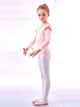 Ruffled Long-sleeved Practice Clothes Ballet Split Tutu Skirt Suits - Dorabear