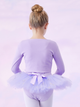 Ballet Long-sleeved Training Suits Dance One-piece Gauze Dress - Dorabear