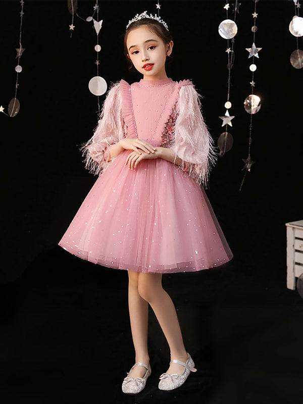 Girls'  Party Evening Gown Fashiion Show Performence Costume Puffy Princess Dress - Dorabear