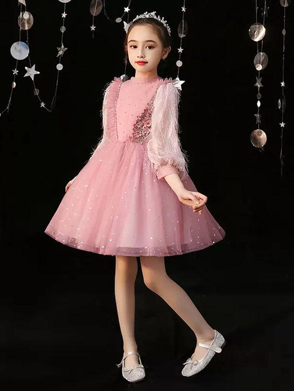 Girls'  Party Evening Gown Fashiion Show Performence Costume Puffy Princess Dress - Dorabear