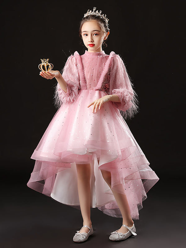 Girls'  Party Evening Gown Fashiion Show Performence Costume Puffy Princess Dress - Dorabear