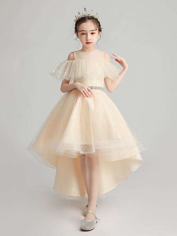 Girls' Performance Costume Flower Girl Wedding Dress Puffy Gown Princess Dress - Dorabear