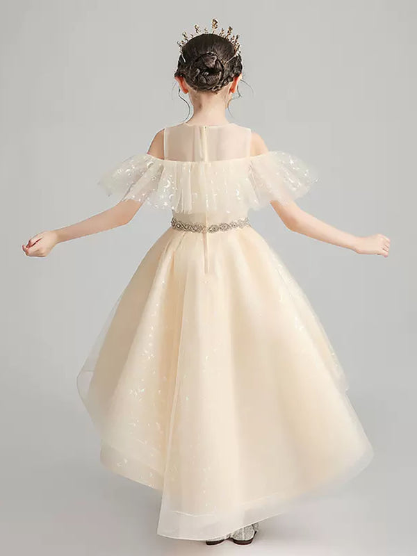 Girls' Performance Costume Flower Girl Wedding Dress Puffy Gown Princess Dress - Dorabear