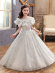 Girls' Piano Performance Costume Evening Gown Flower Girl Wedding Dress Princess Dress - Dorabear