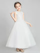 Girls' Piano Performance Costume Flower Girl Wedding Dress Evening Banquet Gown - Dorabear