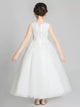 Girls' Piano Performance Costume Flower Girl Wedding Dress Evening Banquet Gown - Dorabear