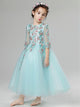 Girls' Princess Dress Flower Girl Wedding Gown Puffy Walkshow Performence Costume - Dorabear