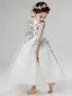 Girls' Princess Dress Flower Girl Wedding Gown Puffy Walkshow Performence Costume - Dorabear