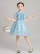 Girls' Princess Dress Flower Girl Wedding Gown Show High end Performance Costume - Dorabear