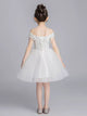 Girls' Princess Dress Puffy Wedding Dress Evening Gown Flower Girl High end Performance Costume - Dorabear