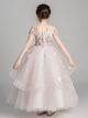 Girls'Puffy Evening Gown Piano Performance Dress Flower Girl Wedding Dress - Dorabear