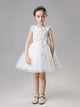 Girls' Puffy Gauze Evening Gown Piano Performance Costume Flower Girl Princess Dress - Dorabear