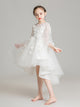 Girls' Puffy Princess Dress Flower Girl Gauze Gown Performance Costume - Dorabear