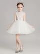 Girls' Puffy Princess Dress Flower Girl Wedding Gown Piano Performance Costume - Dorabear