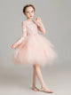 Girls' Shaggy Evening Gown Performence Costume Autumn /Winter Princess Dress - Dorabear