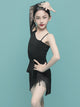 Latin Dance Asymmetric Fringed Dress Performance Competition Costume - Dorabear