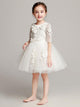 Girls' Walk Show Piano Performance Costume Flower Girl Puffy Gown Princess Dress - Dorabear