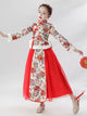 Girls' Winter Hanfu Long Sleeve Dress Performance Costume Oriental Elements Ancient Suits - Dorabear