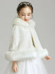 Girls' Wool Shawl Thickened Long-sleeved Warm Coat Dress Cape Accessories - Dorabear