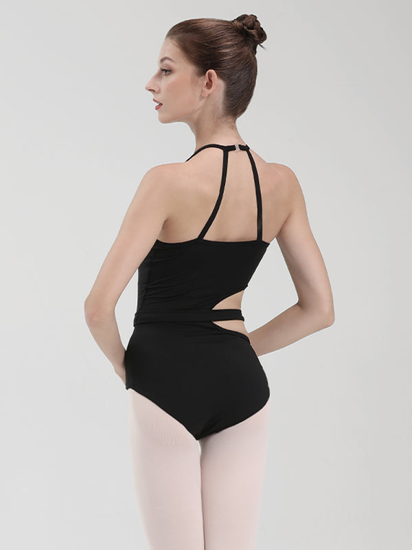 Halter Neck Ballet Leotard Dance Practice Clothes - Dorabear