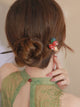 Hand-wrapped Flower Hairpin Antique Pomegranate Hairpin Cheongsam Headdress - Dorabear