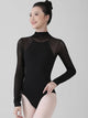 Heap Collar Ballet Training Suit Autumn/Winter Long-sleeved Dance Leotard - Dorabear