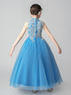 High-end Evening Gown Girl Princess Dress Piano Performance Dress - Dorabear