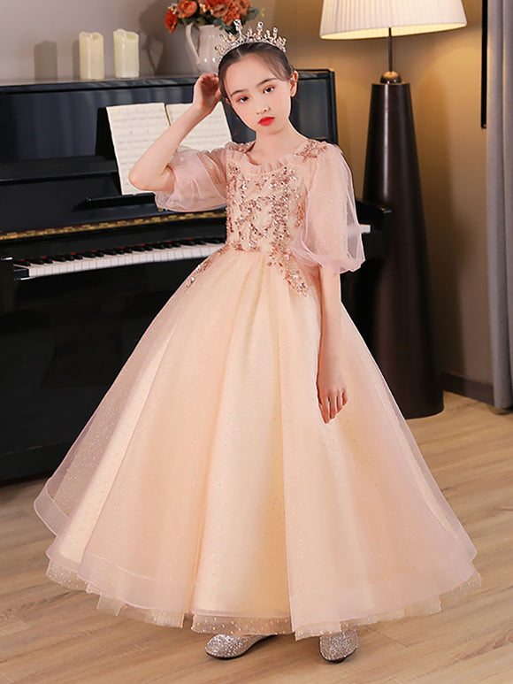 High End Evening Gown Princess Dress Performance Dress Flower Girls Wedding Dress - Dorabear